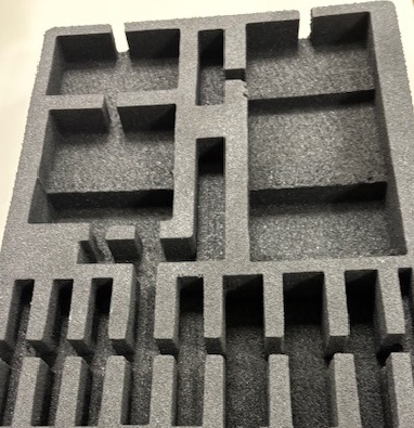 Protective packaging foam material detail