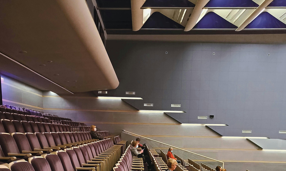 Finish and texture of PET acoustic panels
